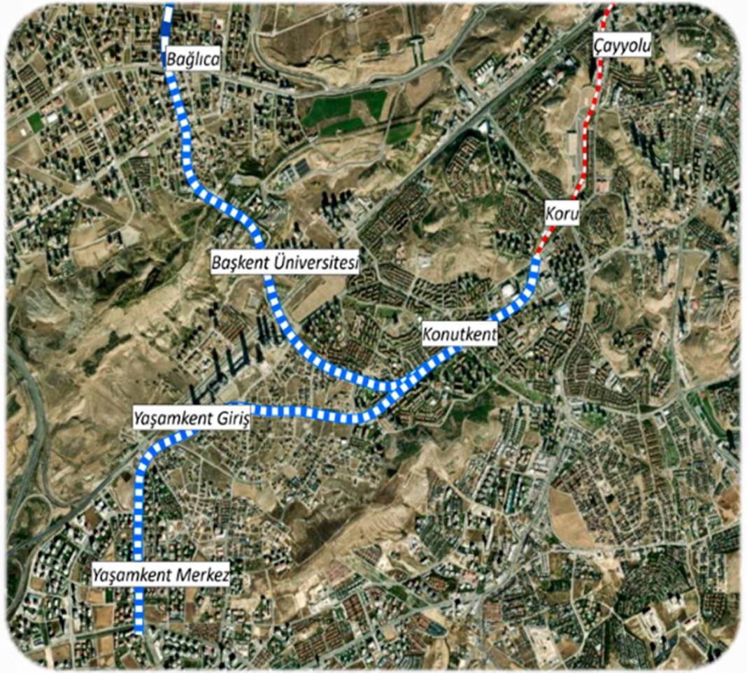Ankara'da metro ağına dev yatırım: Başkentte ulaşım kökten değişecek! İşte yeni metro hatlarının güzergahı ve istasyonları 2